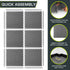 INTERLOCKING EVA Black SOFT FOAM MATS 30X30cm (1 Pack of 10 pieces)